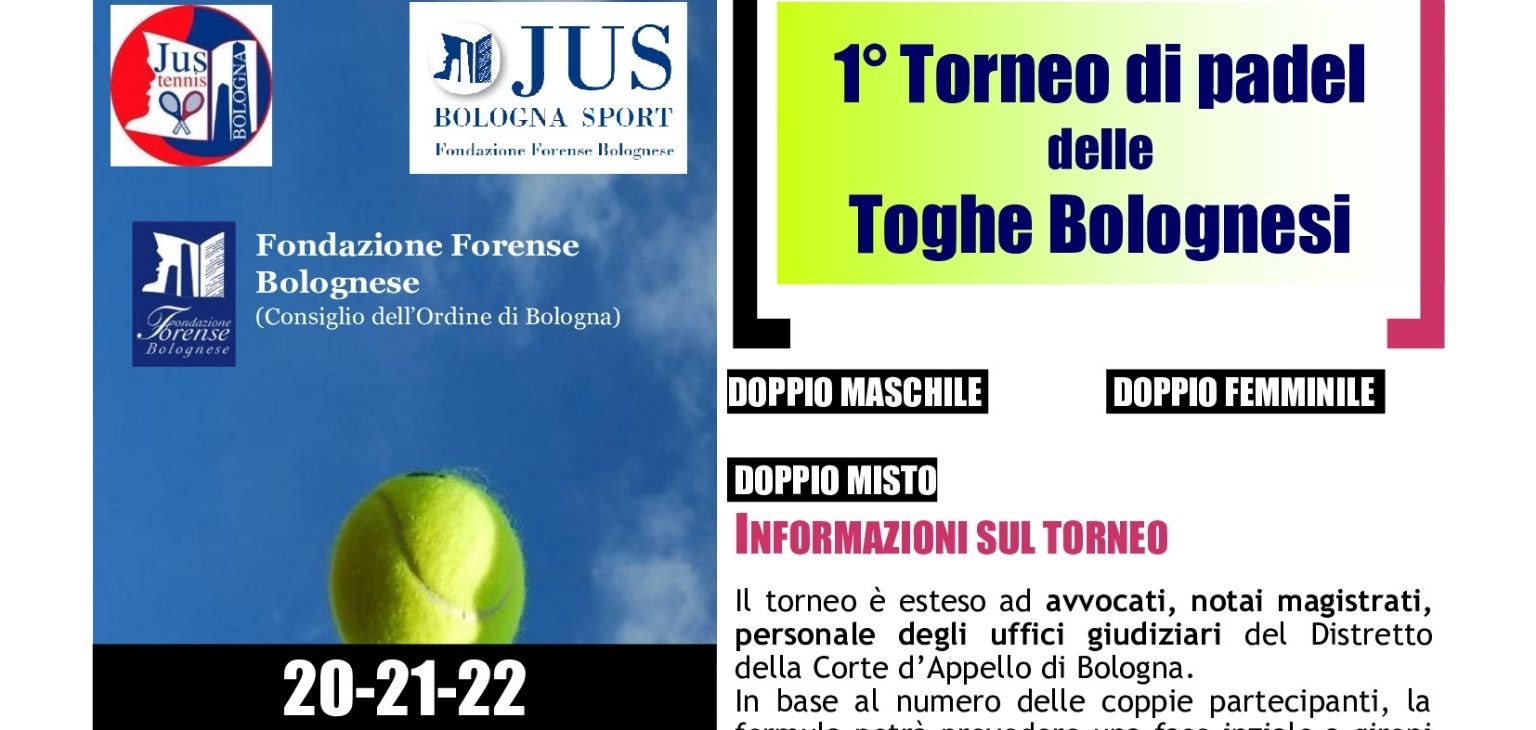 TORNEO delle TOGHE BOLOGNESI | Country Club Bologna