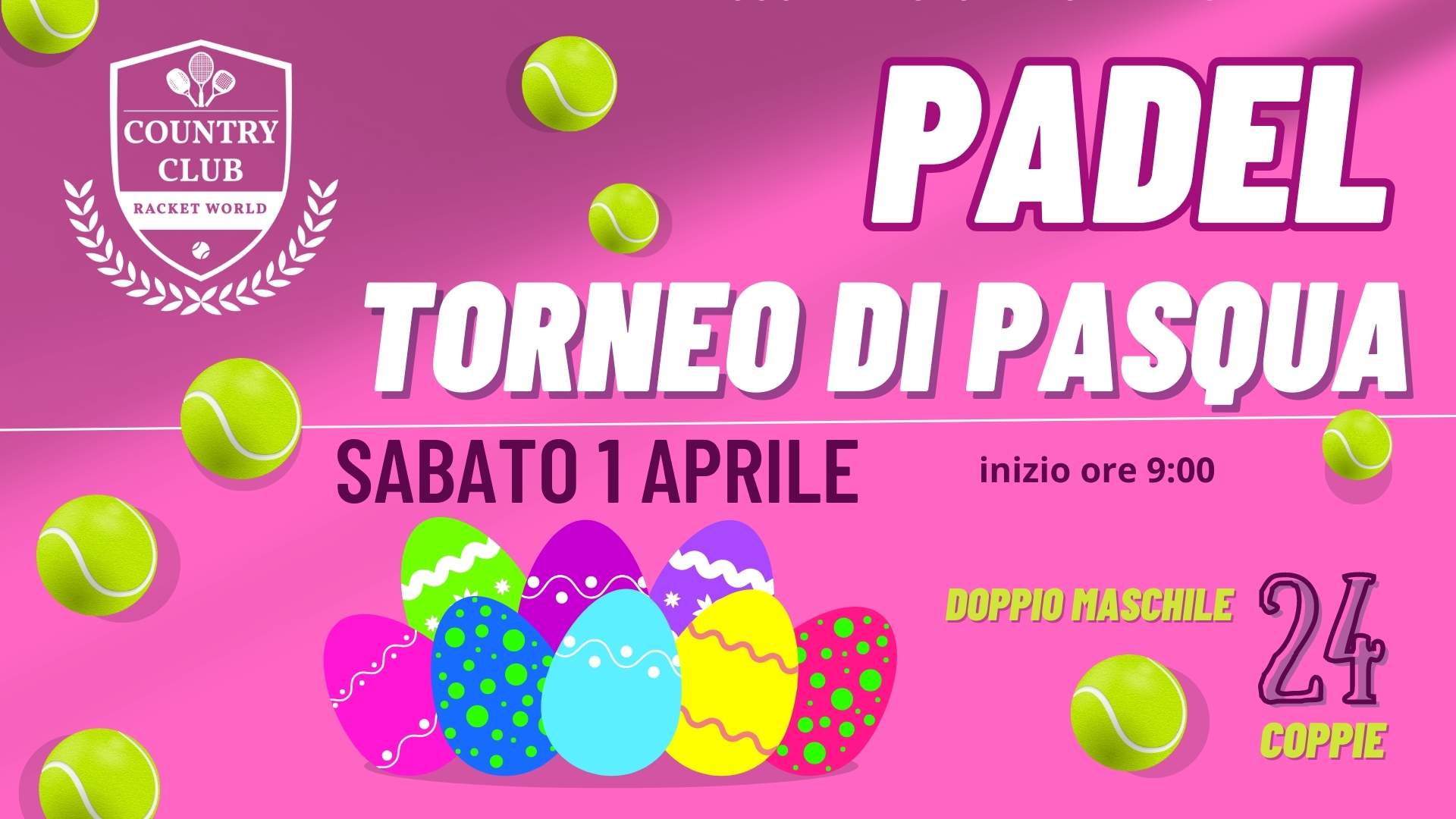TORNEO PADEL di PASQUA - Country Club Bologna