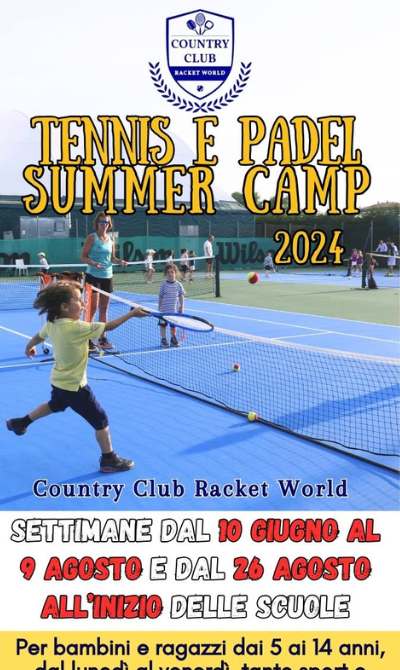 TENNIS E PADEL SUMMER CAMP 2024 | Country Club Bologna