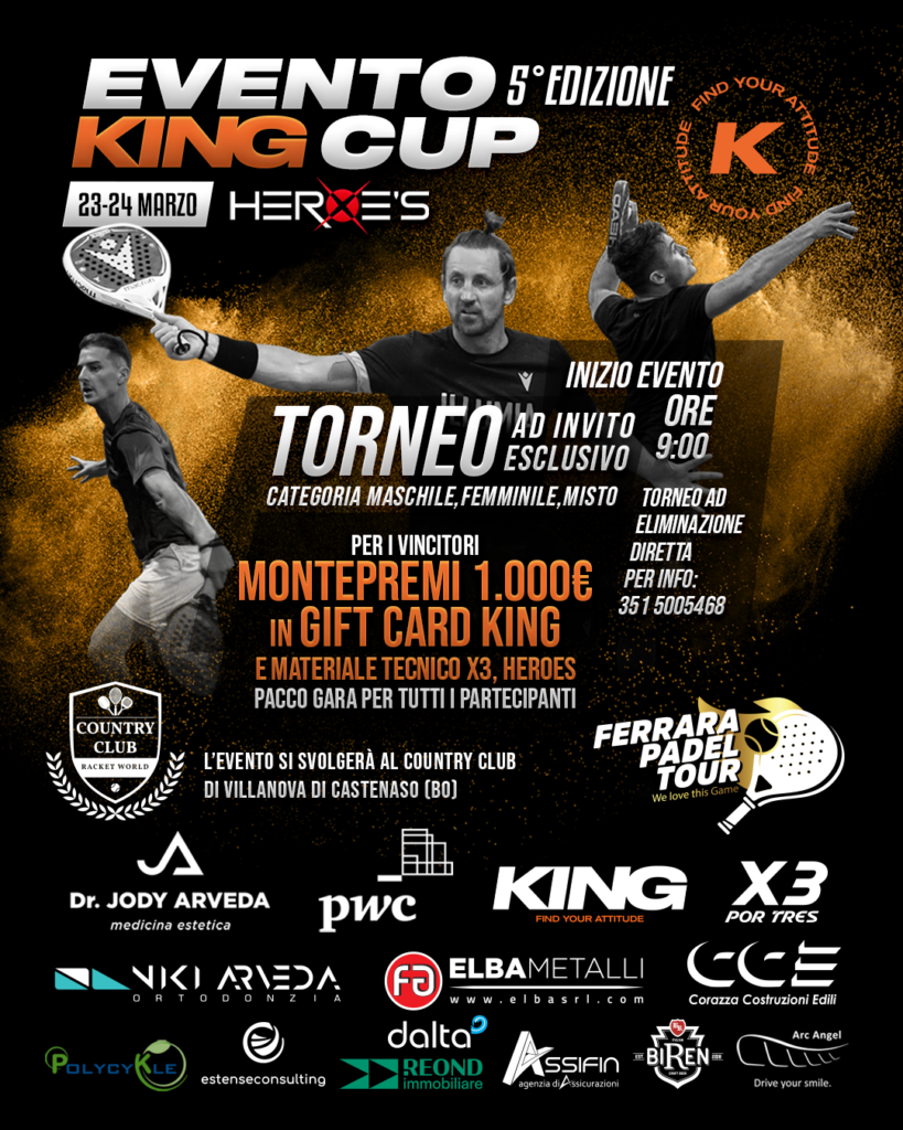 Locandina King Cup 2024 - Country Club