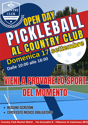 Open Day Pickleball - Country Club