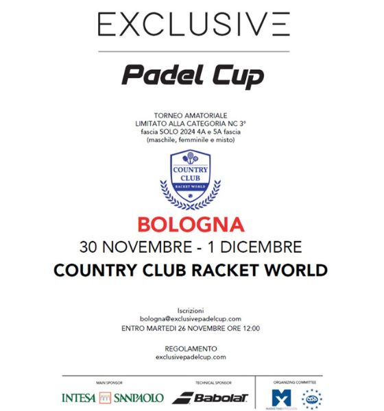 Exclusive padel CUP - Country Club