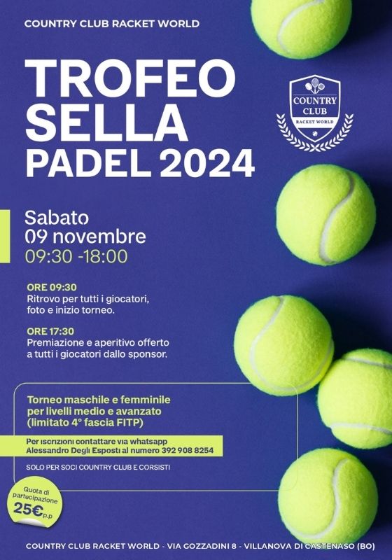 TROFEO SELLA padel - Country Club