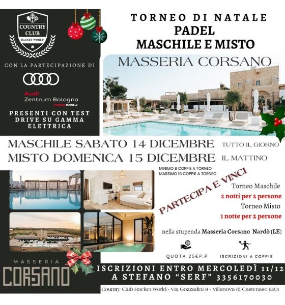 Torneo di Natale – Masseria Corsano - Country Club