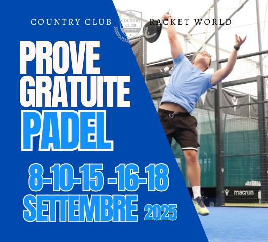 PROVE GRATUITE PADEL - Country Club