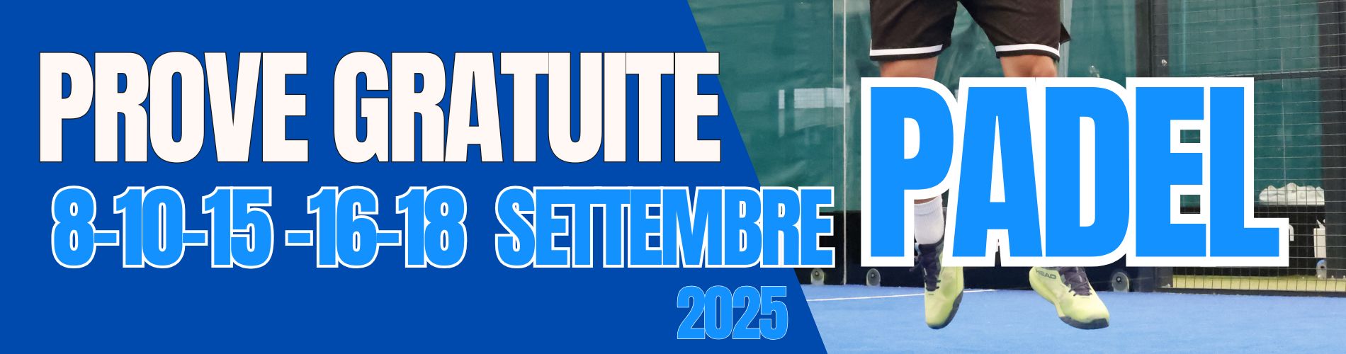 PROVE GRATUITE PADEL - Country Club