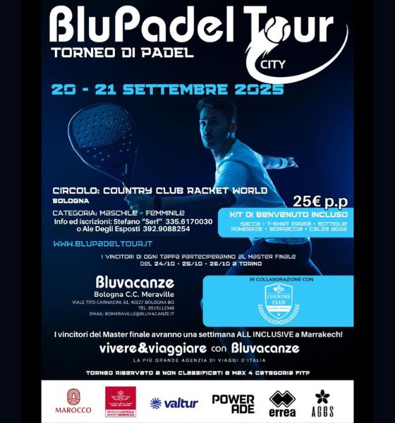BluPadelTour -Torneo Maschile e Femminile Padel - Country Club