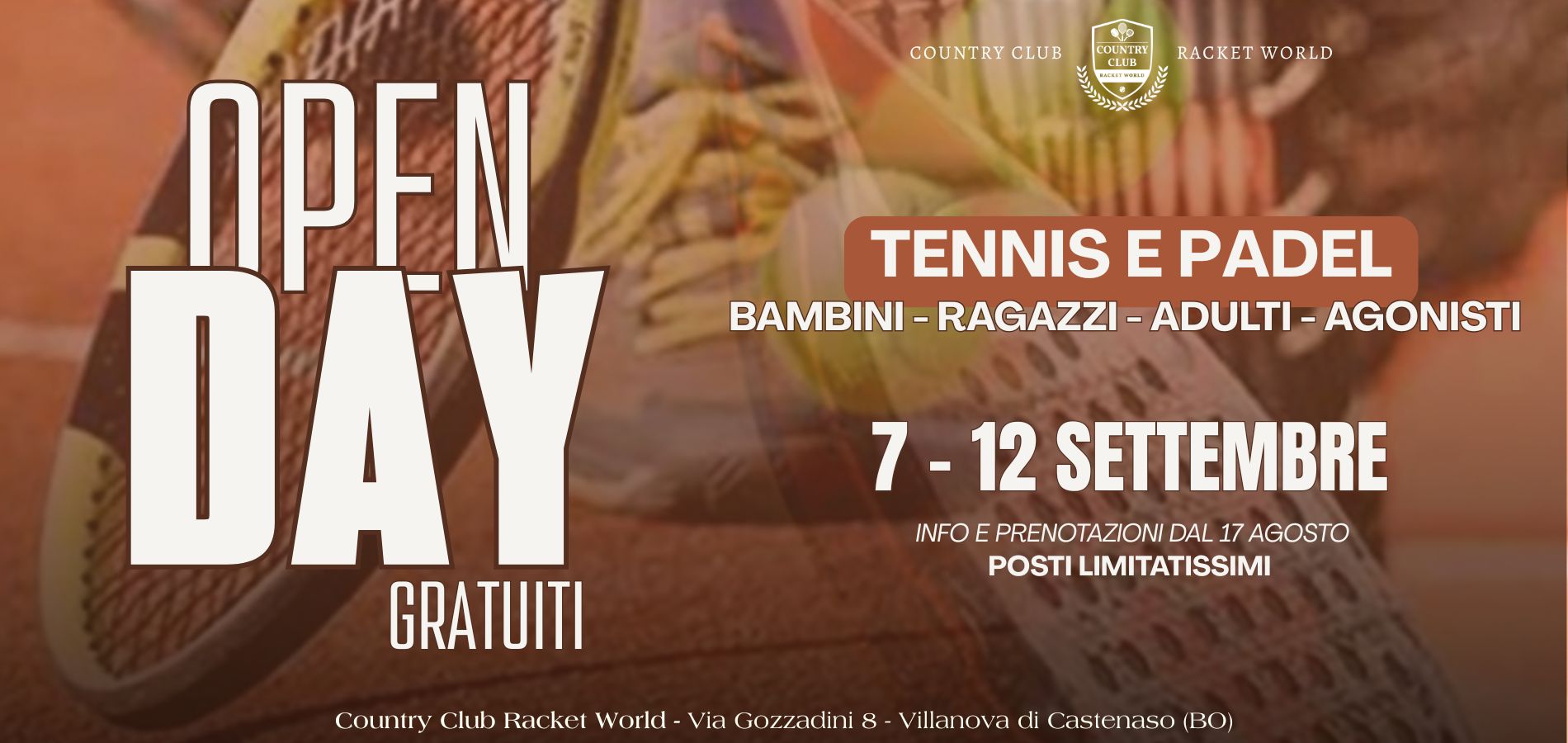 Open Day gratuiti - Country Club