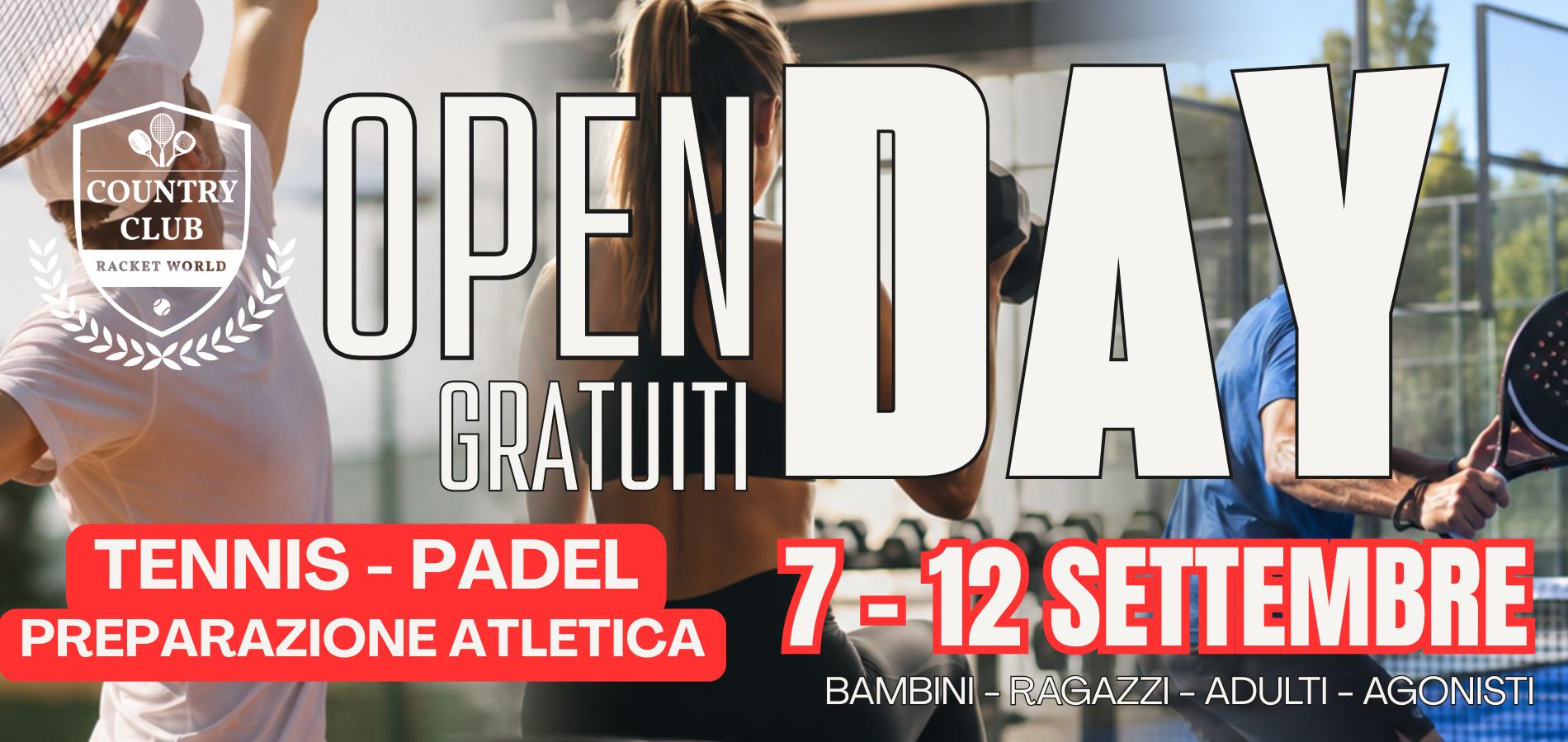 OPEN DAY GRATUITI - Country Club