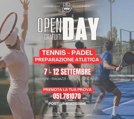 OPEN DAY GRATUITI - Country Club