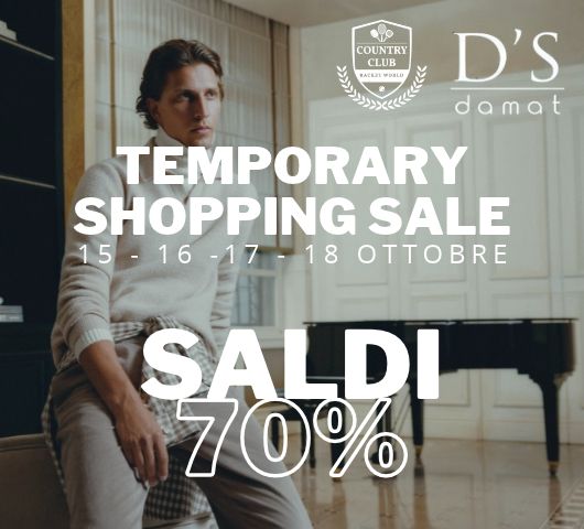 D’s Damat Temporary Shopping Sale - Country Club