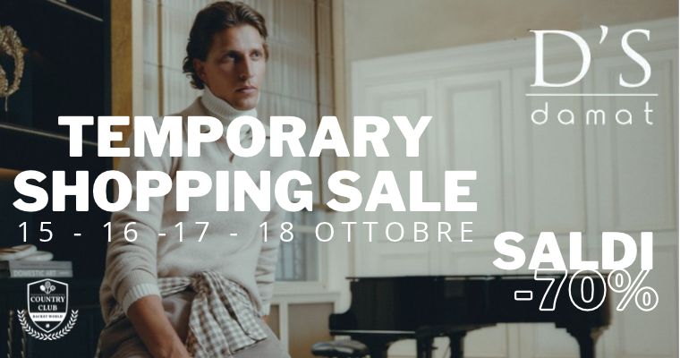 D’s Damat Temporary Shopping Sale - Country Club